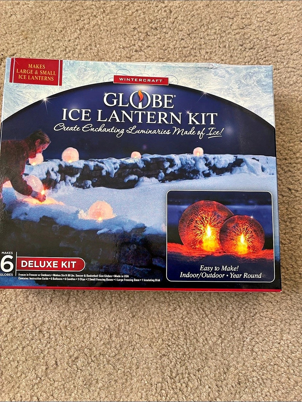 Wintercraft Globe Ice Lantern Kit Deluxe Craft Set